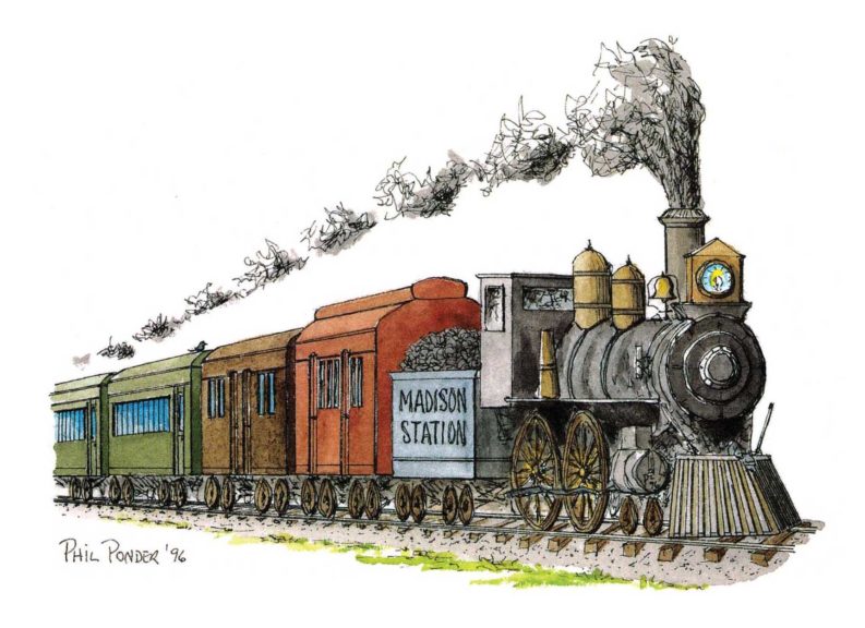 Steam Train graphic